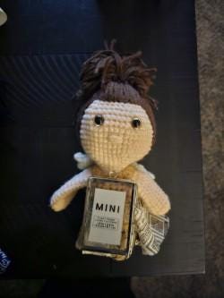 Handmade Angel Doll – Customizable Amigurumi Keepsake with Prayer Card