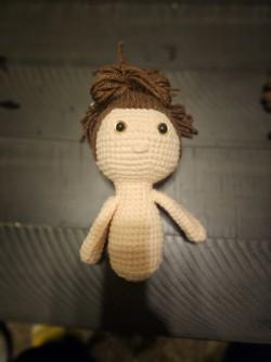 Handmade Angel Doll – Customizable Amigurumi Keepsake with Prayer Card