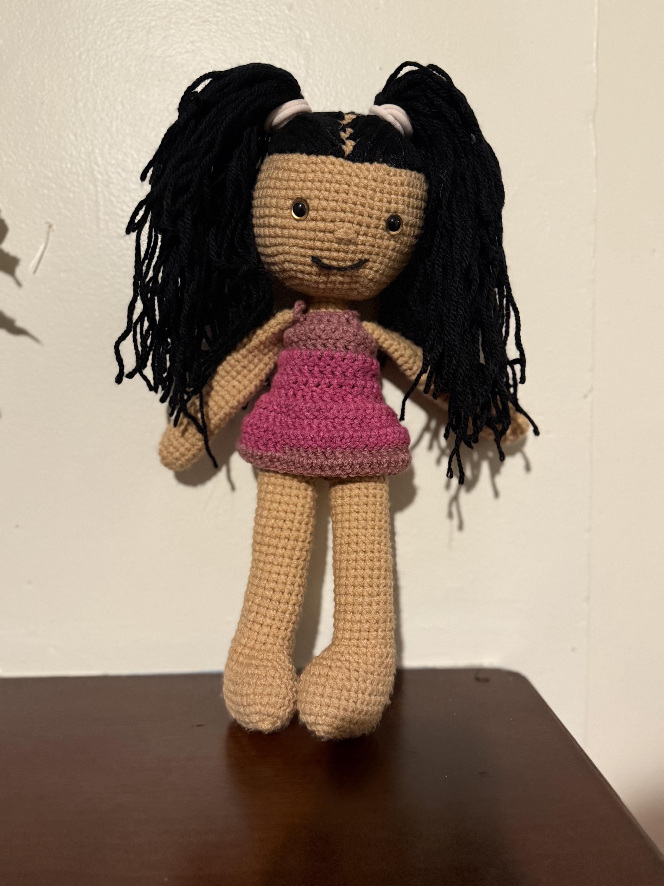Ophelia Customizable Crochet Doll | Handmade Amigurumi Gift