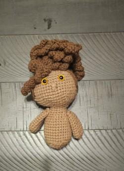 Handmade Angel Doll – Customizable Amigurumi Keepsake with Prayer Card
