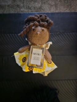 Handmade Angel Doll – Customizable Amigurumi Keepsake with Prayer Card
