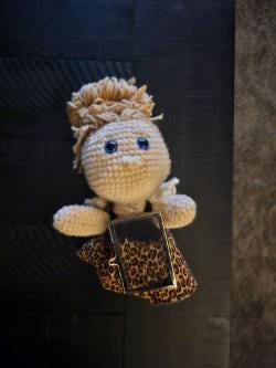Handmade Angel Doll – Customizable Amigurumi Keepsake with Prayer Card