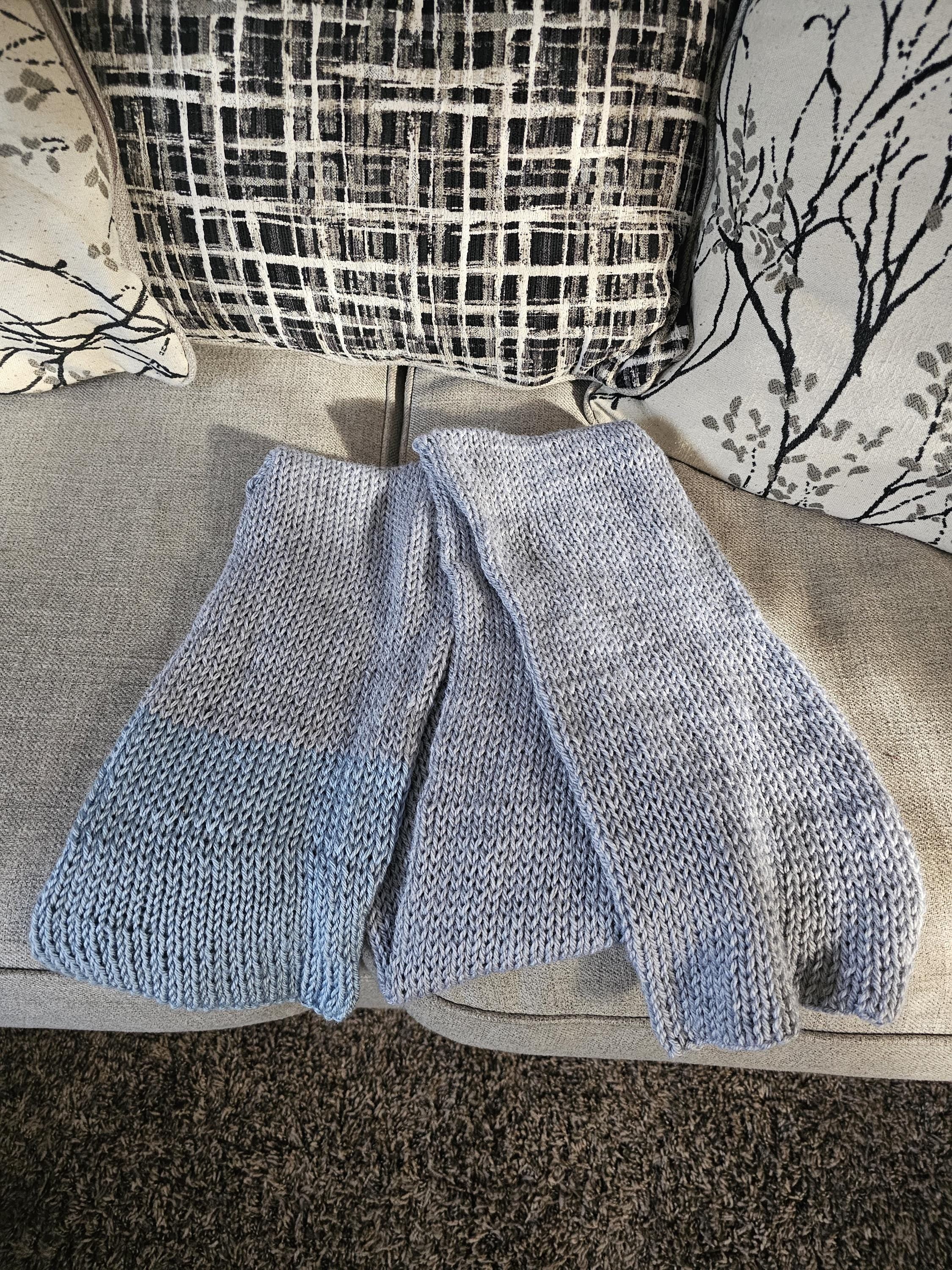 Handmade Knitted Scarf – Soft & Cozy, 68" Long