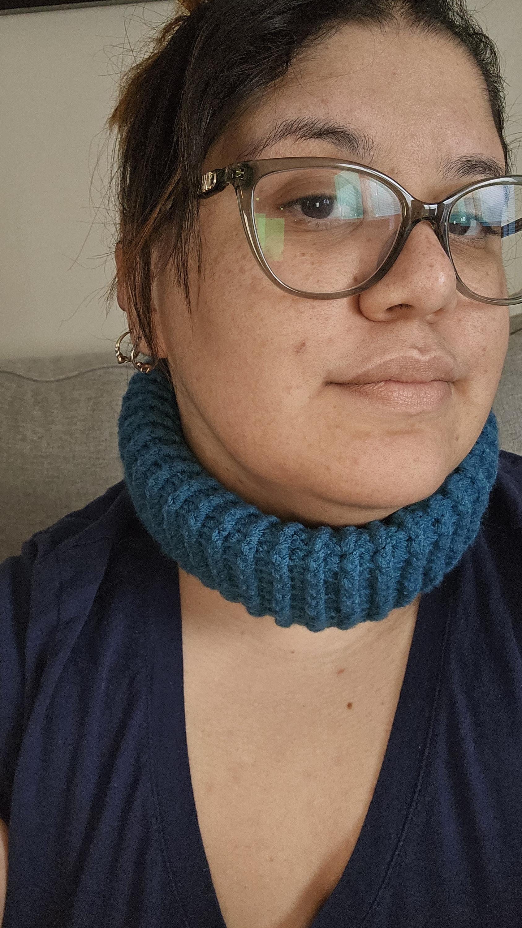 Handmade Crochet Neck Cowl & Ear Warmer