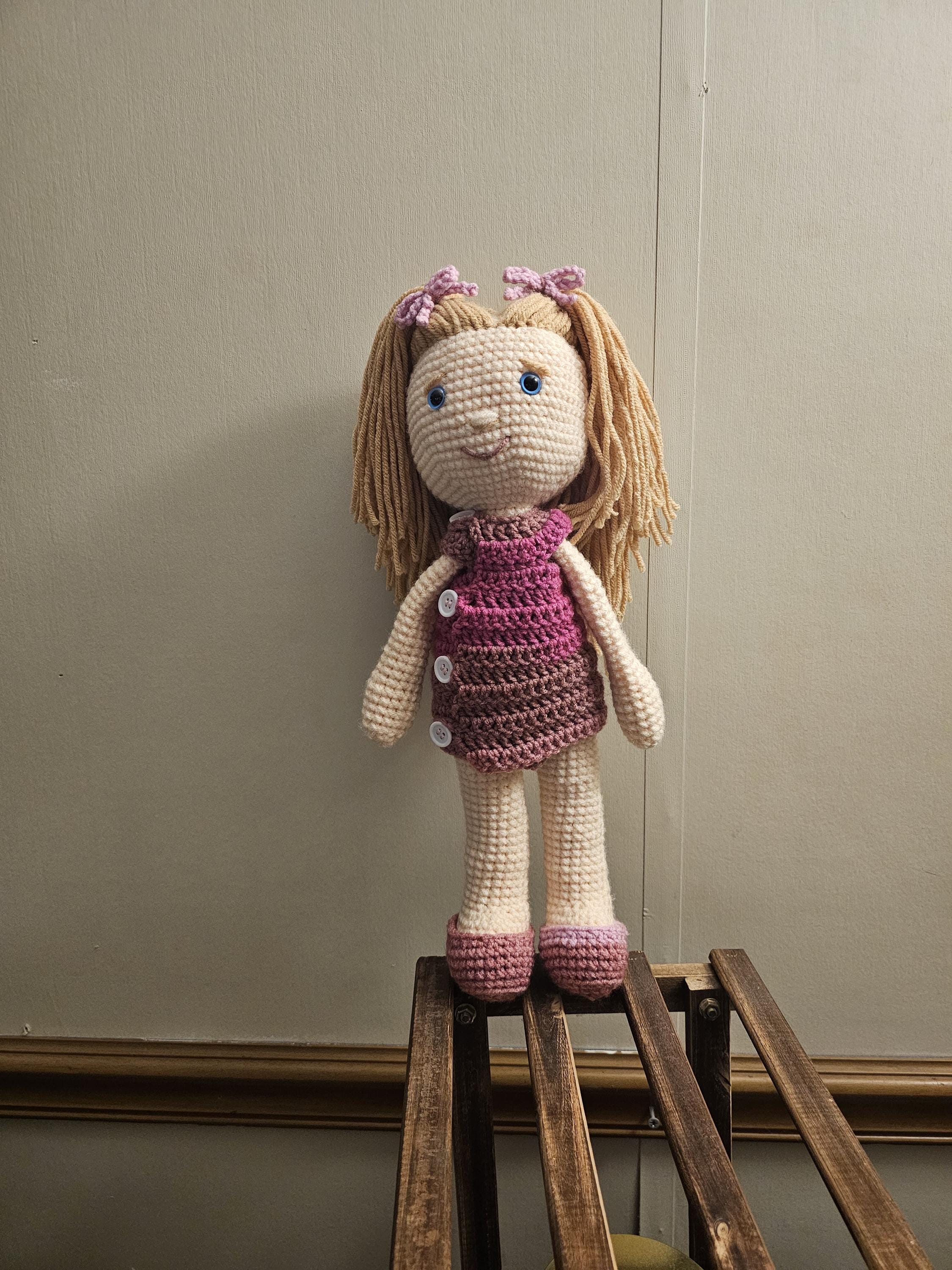 Ophelia Customizable Crochet Doll | Handmade Amigurumi Gift