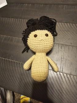 Handmade Angel Doll – Customizable Amigurumi Keepsake with Prayer Card